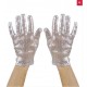 GUANTES CON LENTEJUELAS PLATA