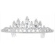 TIARA PLATEADA CON STRASS LUJO