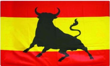 bandera españa toro outlet