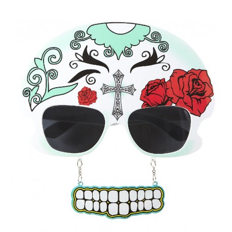 GAFAS CRÁNEO DÍA DE LOS MUERTOS