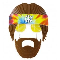 GAFAS HIPPIE CON BARBA