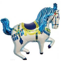 GLOBOS FOIL CABALLOS COLORES 