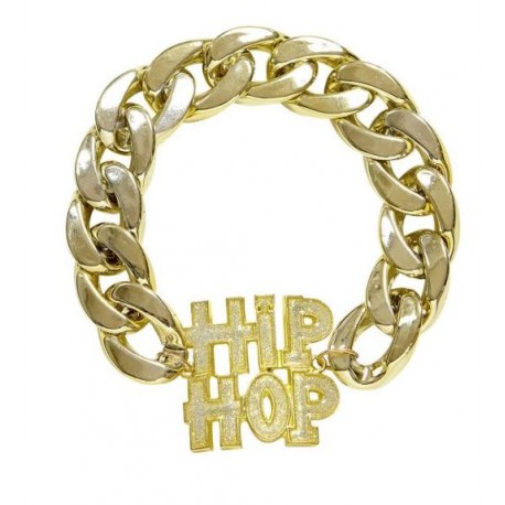 PULSERA HIP HOP ORO