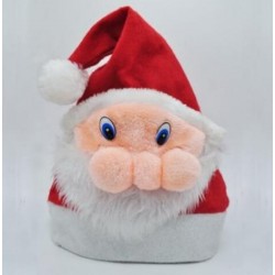 GORRO PAPÁ NOEL CON CARA 