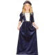 DISFRAZ DAMA MEDIEVAL AZUL INFANTIL