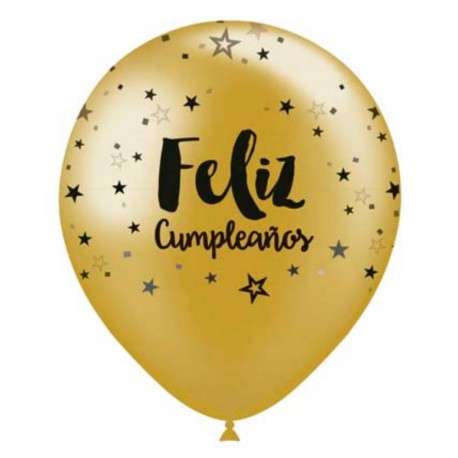 GLOBOS LÁTEX FELIZ CUMPLEAÑOS