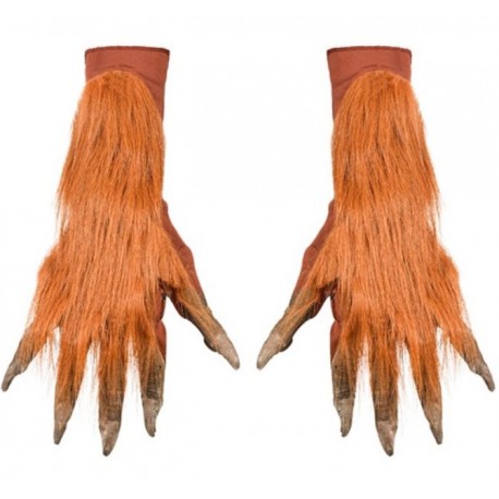 GUANTES DE HOMBRE LOBO CON PELO