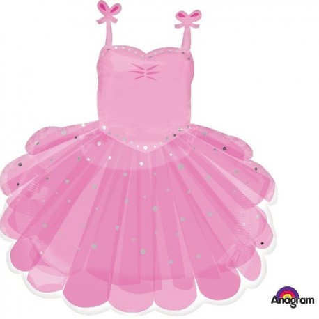 GLOBO FOIL VESTIDO TUTU BAILARINA 