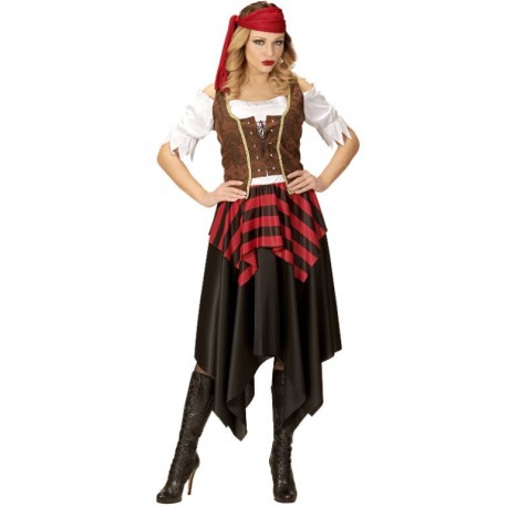 Comprar Disfraz Adulto Pirata Mujer Sexy Pañuelo Talla XL