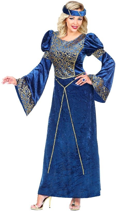 Disfraz Medieval Renacentista De Alta Calidad Para Mujer Adulta