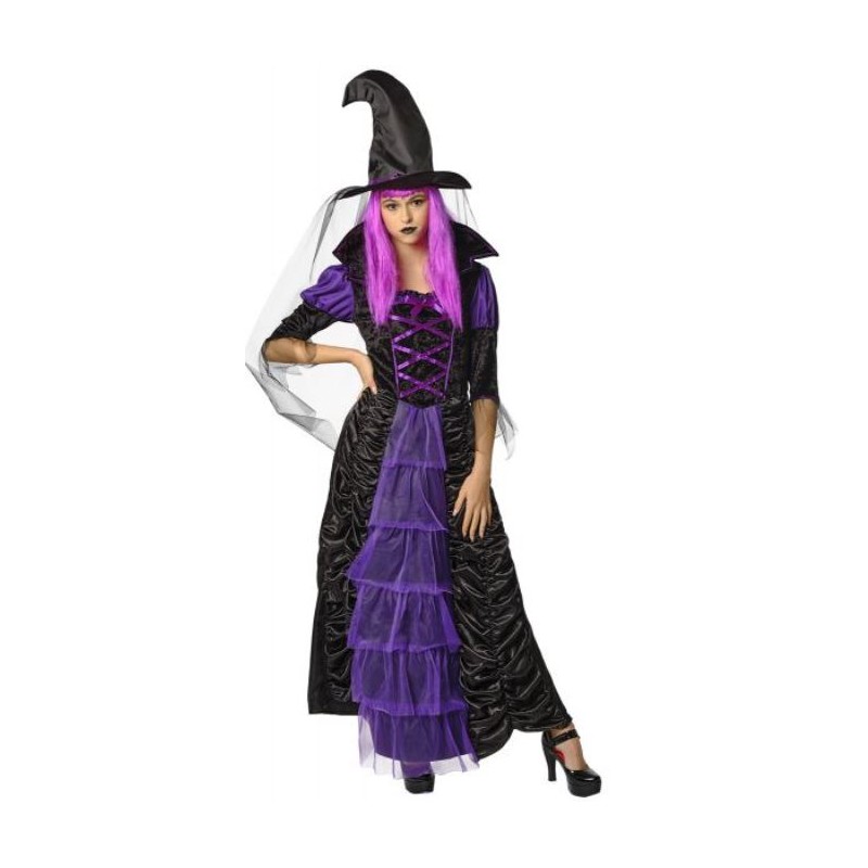 Disfraz Mujer Bruja  Detalles para Bodas, Comuniones, Bautizos y  Celebraciones