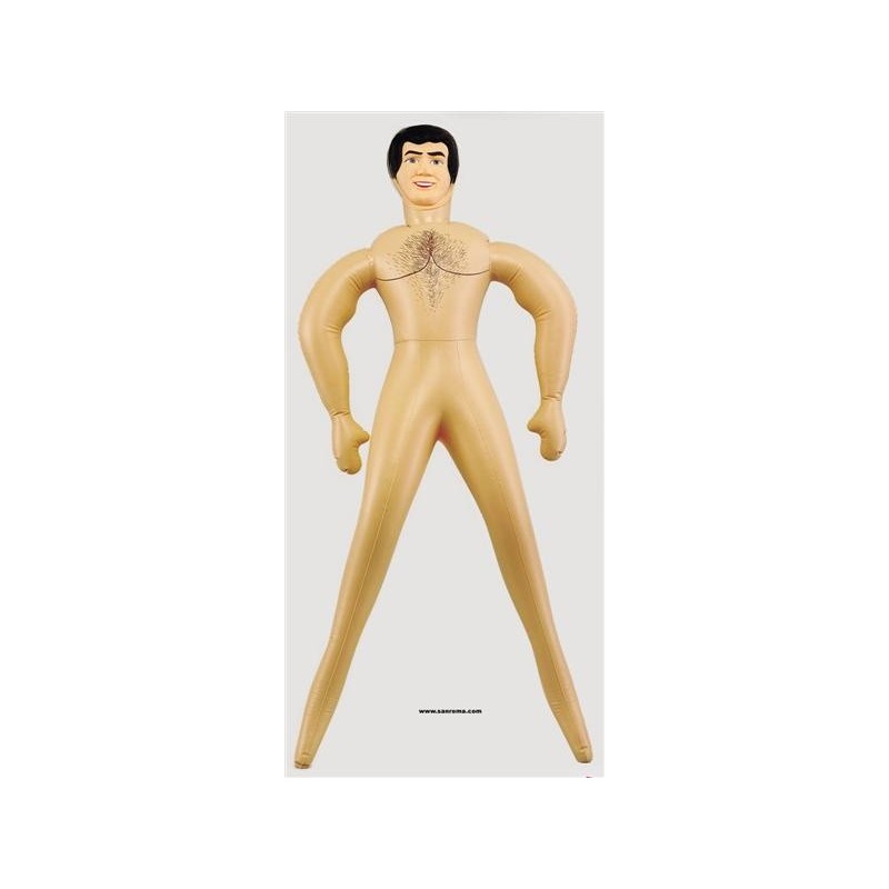 impexit - Muñeca hinchable para hombre, con accesorios, 130/30/10 cm