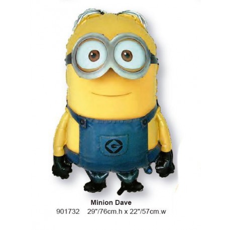 GLOBOS FOIL MINION DAVE