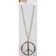 COLLAR HIPPIE PLATEADO CON CADENA