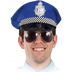 GORRA POLICÍA AZUL ADULTO