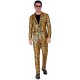 TRAJE PARTY FASHION CEBRA ORO ADULTO