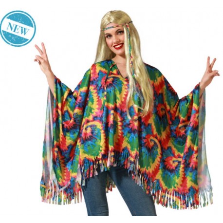 PONCHO HIPPIE MUJER