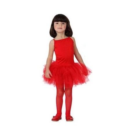 Disfraz para Niña Bailarina de Can Can Rojo