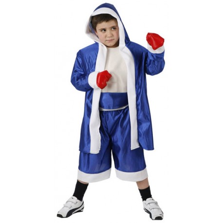 Disfraz de Boxeador Azul para Hombre